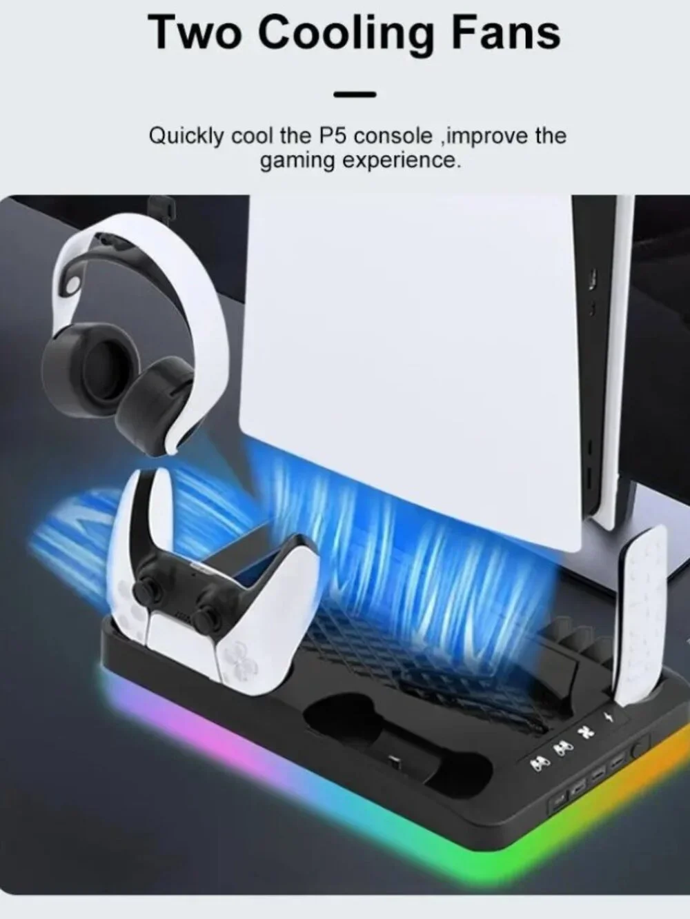 NEW Charging Base Cooling Bracket Compatible with PS5 Game Console